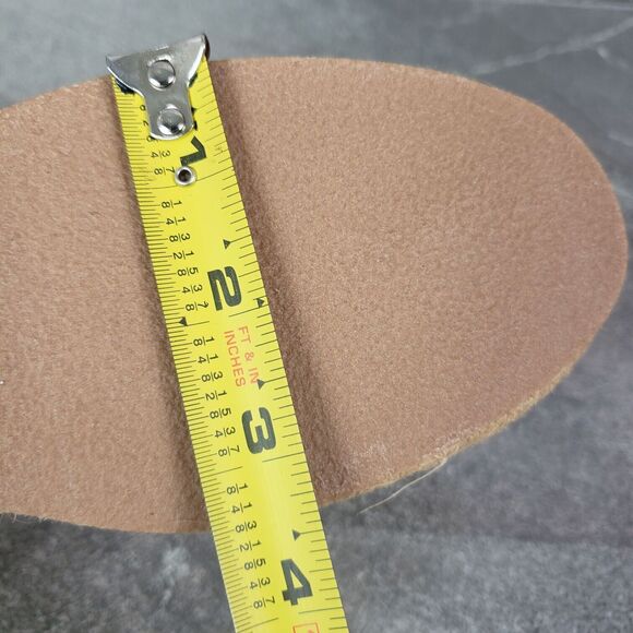 Jack Rogers Shoes Womens 9.5 Palmer Gold Espadrilles Closed Toe Wedge Sandals - Picture 9 of 10